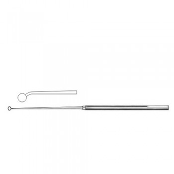 Ray Micro Curette Angled 45° - Vertical Stainless Steel, 19 cm - 7 1/2" Diameter 4.0 mm Ø